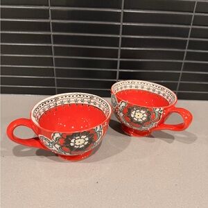 Anthropologie mugs set